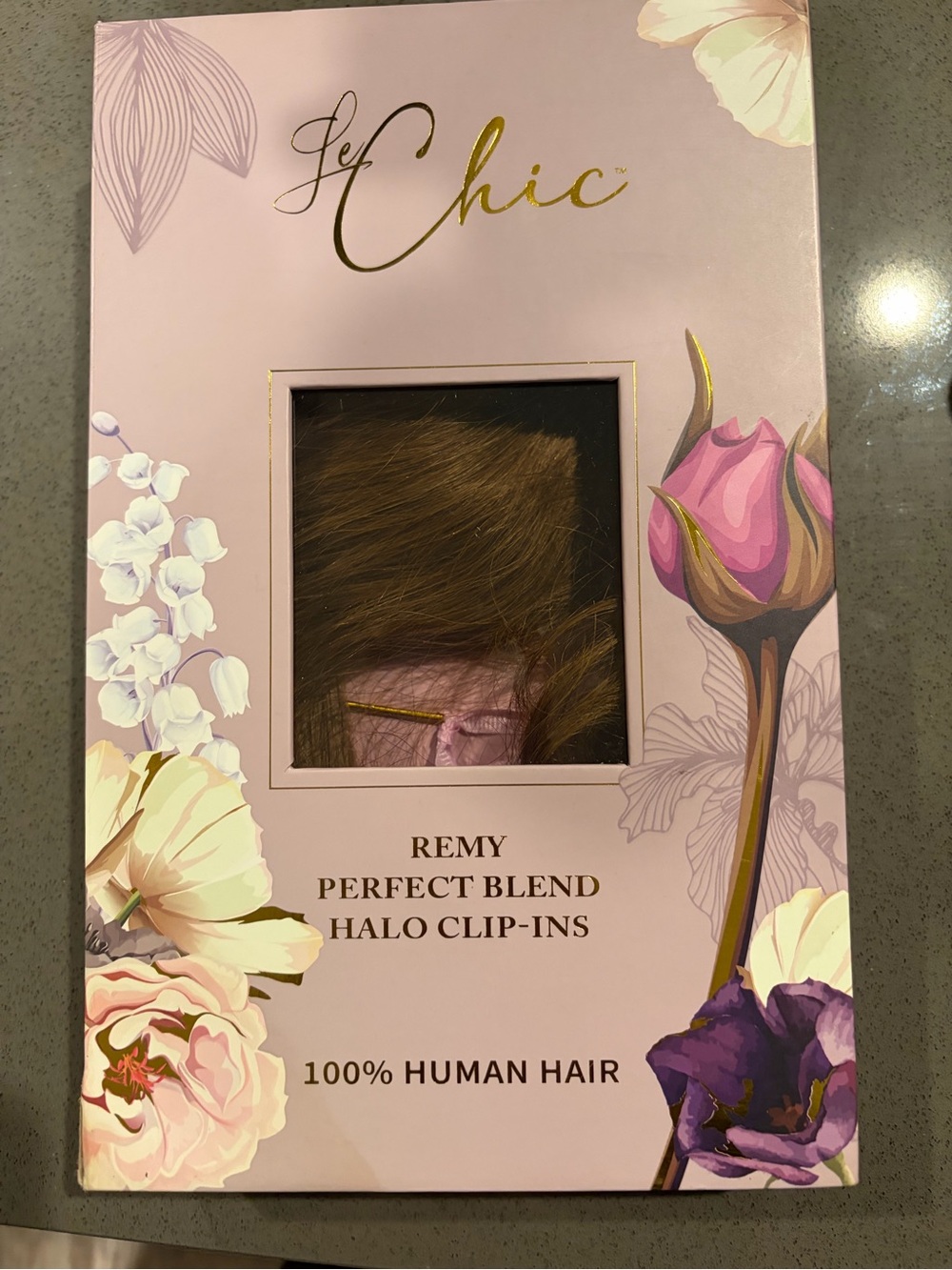 chic Remy Perfect Blend Halo Clip-Ins - Light Brown